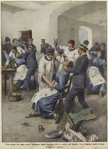 Britiske suffragetter blir tvangsmatet i fengsler