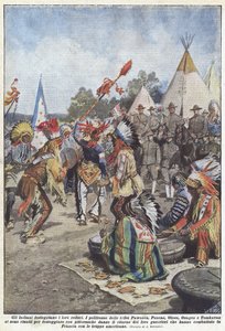 Indianerne feirer veteranene sine