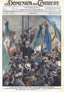 Den italienske delegasjonens retur