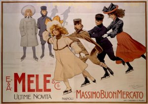 Ungdoms skøyteløpere / plakat 1902
