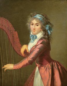 Portrett av en ung harpist