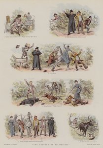 Fangsten av en arving (chromolitho)
