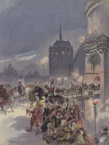 Mottakelse av Charles-Quint på Amboise