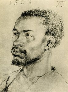 Hodet til en svart afrikaner