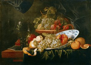Stilleben av frukt