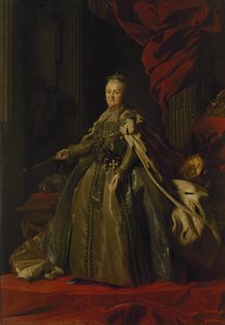 Portrett av Catherine II, 1776-77