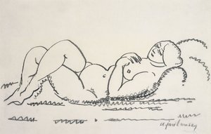 Naken kvinne; Naken kvinne, ca. 1912