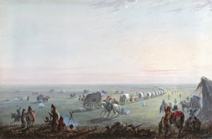 Bryte opp leiren ved soloppgang, 1837