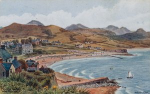 Criccieth Bay fra slottet
