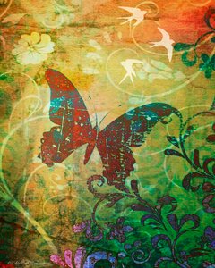 Butterfly Haiku, 2014, (digital blandet media-telefonografi)