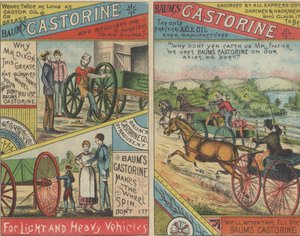 Annonse for Baums Castorine, 1884