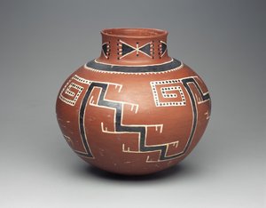 Foumile polykrom krukke, Anasazi, 13001500 (keramikk)