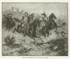 Franske Cuirassiers i slaget ved Sedan