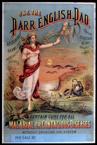 Plakat som reklamerer for Parr English Pad