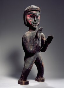 Potlatch figur (malt tre)