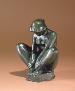 Girl Holding Both Feet, 1920 (bronse)