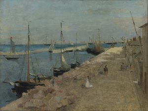 Havnen i Cherbourg, 1871