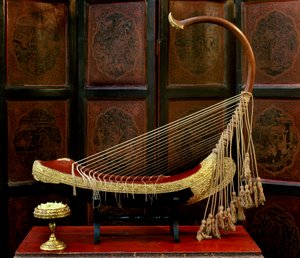 Burmesisk harpe (tre)