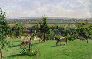 Åssiden av Vesinet, Yvelines, 1871