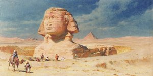 Sfinksen i Giza, 1874