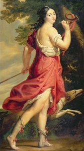 Madame de Montespan som Diana the Huntress