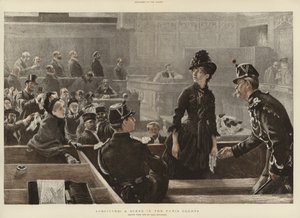 En scene i Paris-domstolene