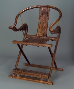 Stol (sammenleggbar), Ming-dynastiet, 1600-50 (palisander)