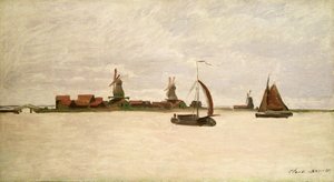 Den ytre havnen i Zaandam, 1871