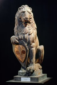 Heraldisk løve, 1420 (marmor)