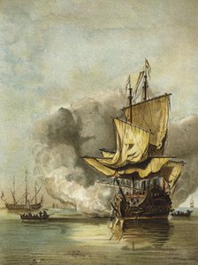Nederlandsk krigsskip fra midten av 1600-tallet