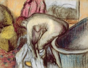 Etter badet, ca. 1895