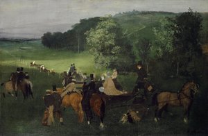 Ved Racecourse (The Races), ca. 1861-62