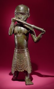Hornblower, fra Benin, Nigeria (bronse)