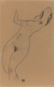 Liggende naken; Liggende naken, 1918