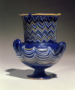 Krateriskos, fra Saqqara, New Kingdom (glass)