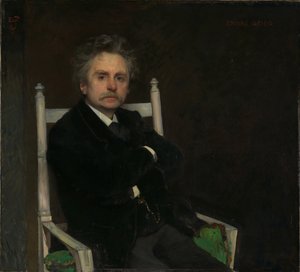 Portrett av Edvard Grieg 1843-1907, 1891.