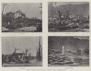 Port Louis, Mauritius, etter orkanen