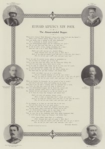 Rudyard Kiplings nytt dikt, The Absent-minded Beggar