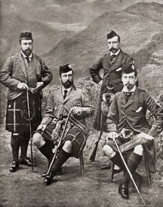 The Four Princes, 1881 (bw-bilde)
