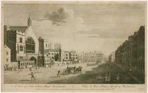 Utsikt over New Palace Yard Westminster