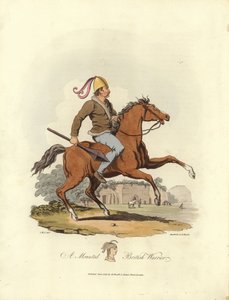 En ridende britisk kriger