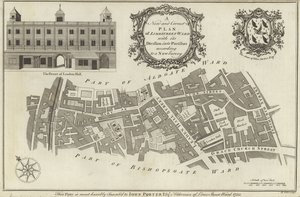 Kart over Lime Street Ward, London
