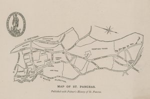 Kart over St Pancras