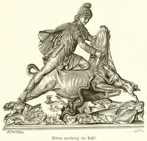 Mithra ofrer oksen