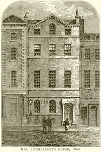 Fru Fitzherberts hus, 1820