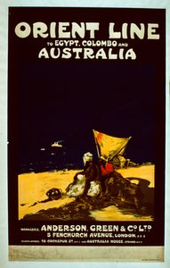 Orient Line-plakat, ca. 1920
