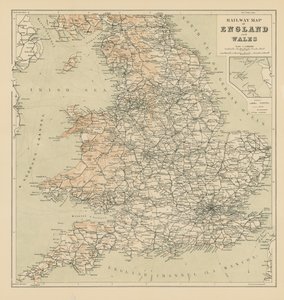 Jernbanekart over England og Wales