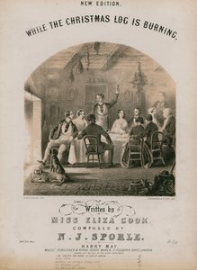 Mens juleloggen brenner