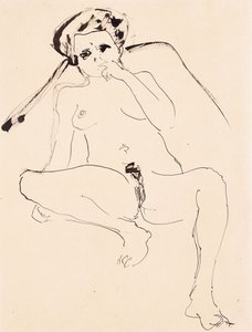 Liggende naken; Liggende naken, 1919