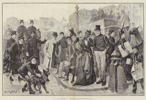 En London Street-Crossing